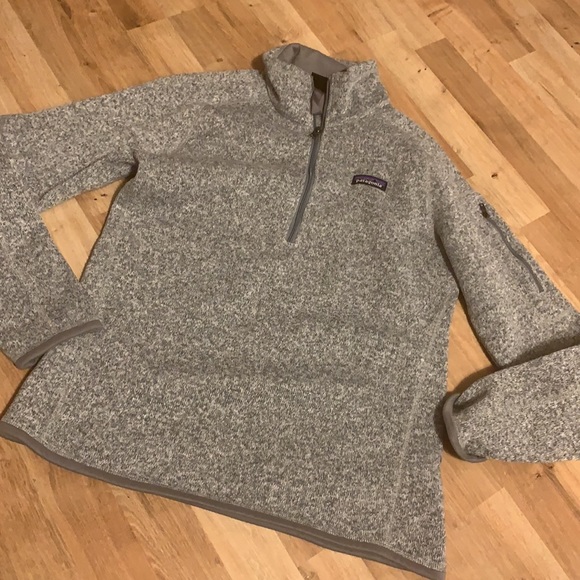 Patagonia fleece 3/4 zip grey sz xs - Picture 2 of 7